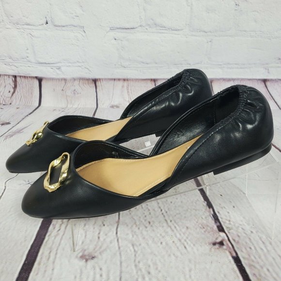 Rachel Zoe Women's Size 8.5 Black Elleanor Ballet - Picture 4 of 7